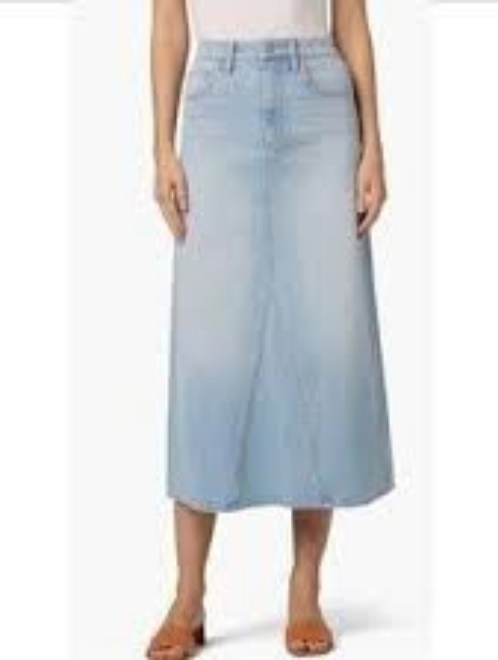 Joe's Jeans Long Midi Denim Jean Skirt Excellent Cond. Size 30 Waist